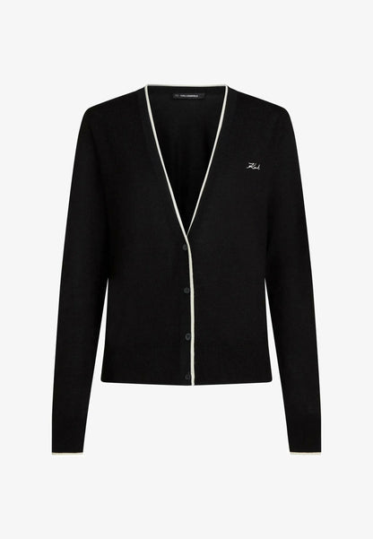 SIGNATURE CARDIGAN KARL LAGERFELD