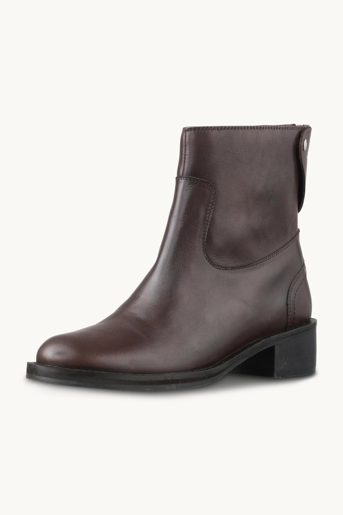 LÄDERBOOTS BRUN/SVARTA ILSE JACOBSEN