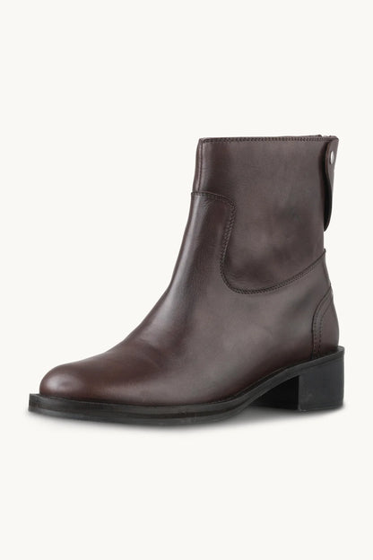 LÄDERBOOTS BRUN/SVARTA ILSE JACOBSEN