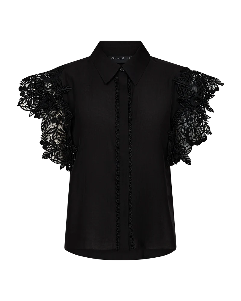 MOLLY BLUS SVART COPENHAGEN MUSE