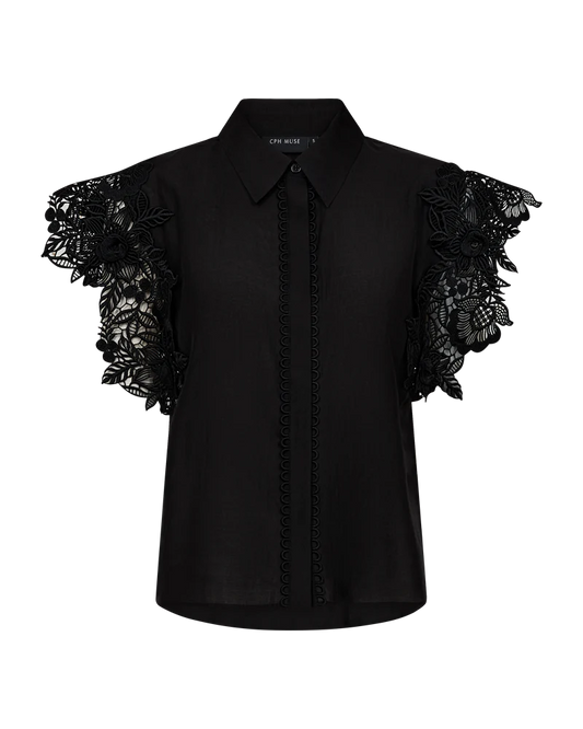 MOLLY BLUS SVART COPENHAGEN MUSE