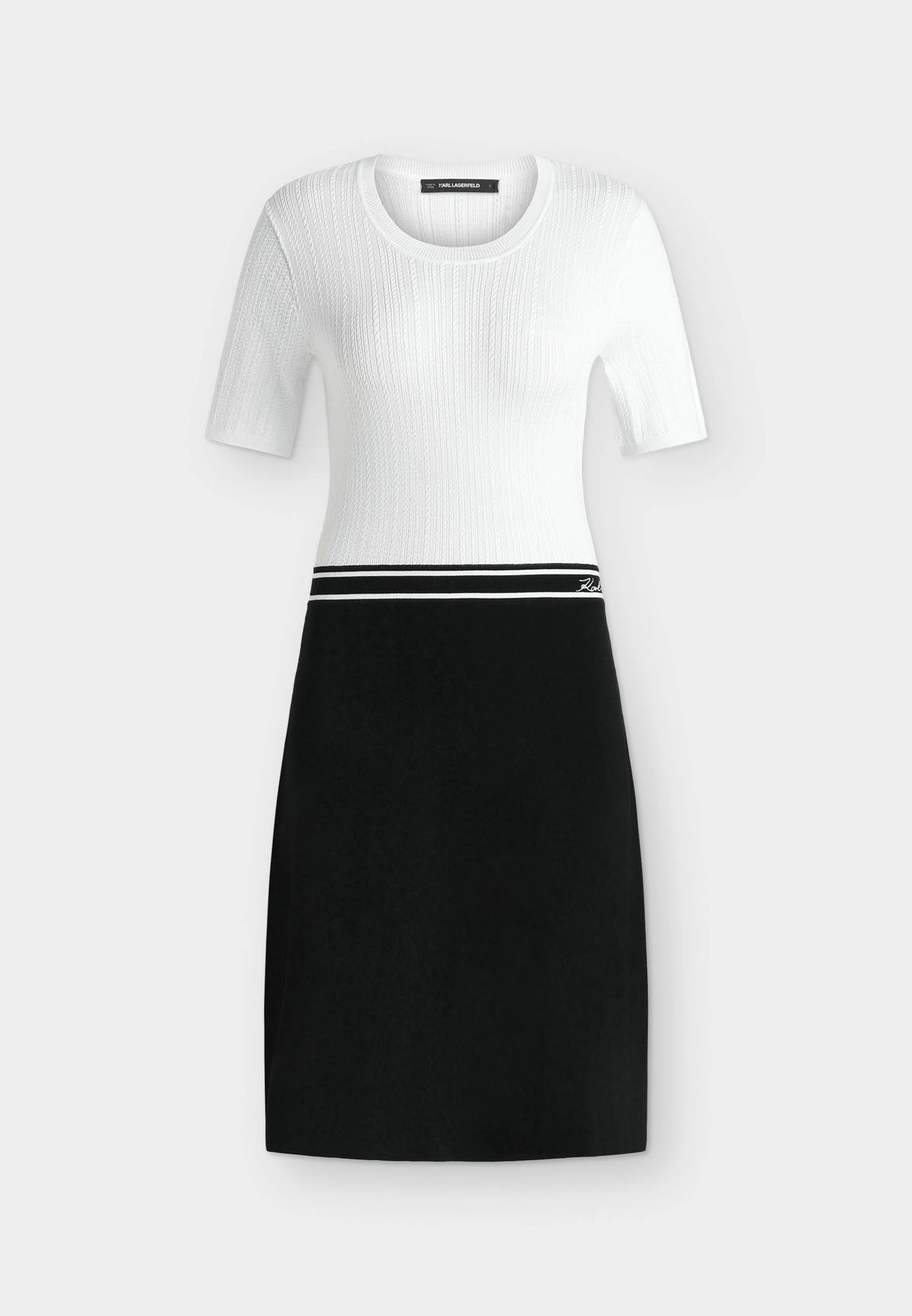 LOGO KNIT KLÄNNING KARL LAGERFELD