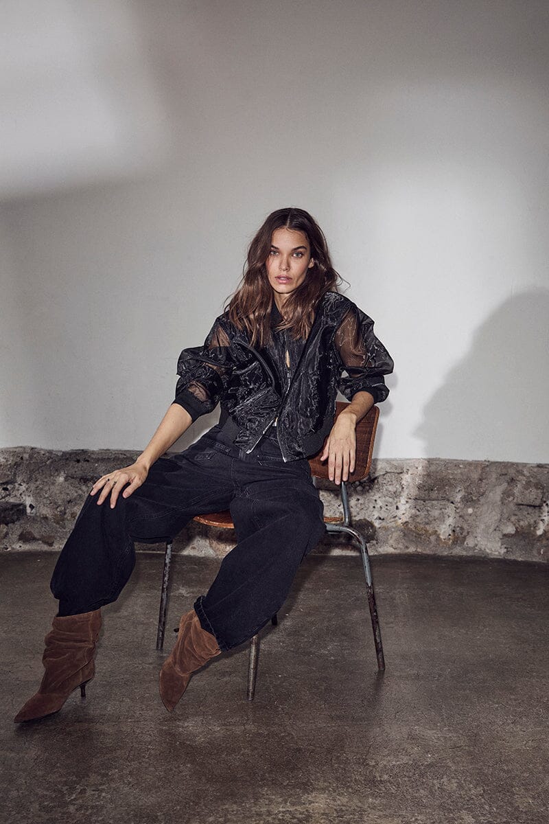 ORGANZA BOMBER JACKA HAUTE LAMITIE