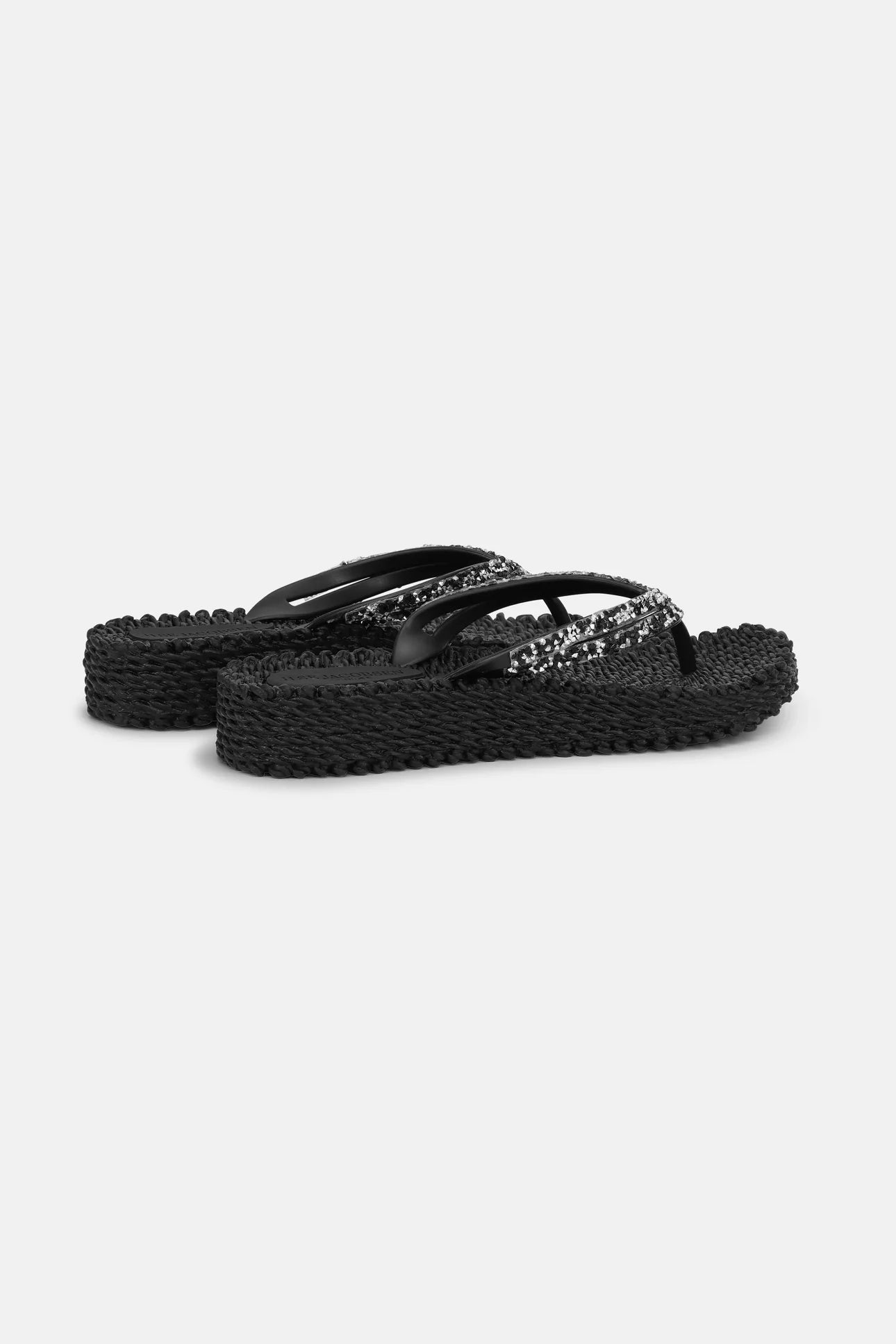 FLIP FLOP STENAR HÖG SULA SVART ILSE JACOBSEN
