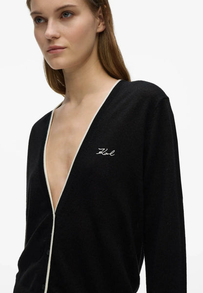 SIGNATURE CARDIGAN KARL LAGERFELD