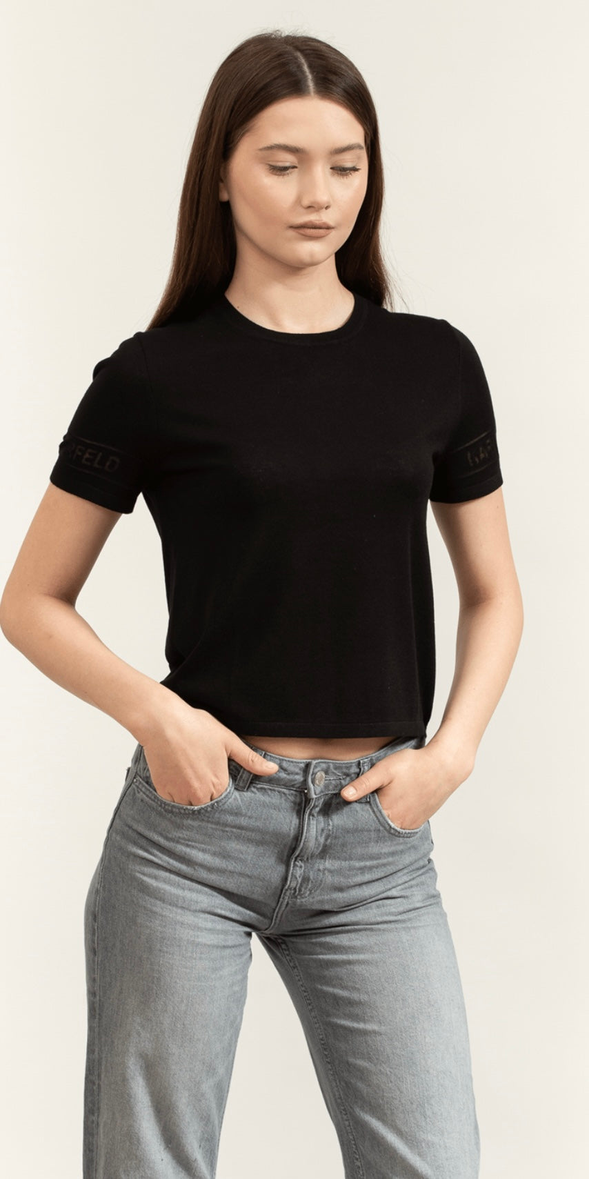 LOGO KNIT TSHIRT KARL LAGERFELD