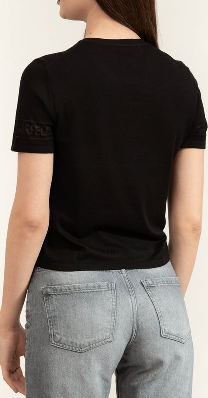 LOGO KNIT TSHIRT KARL LAGERFELD