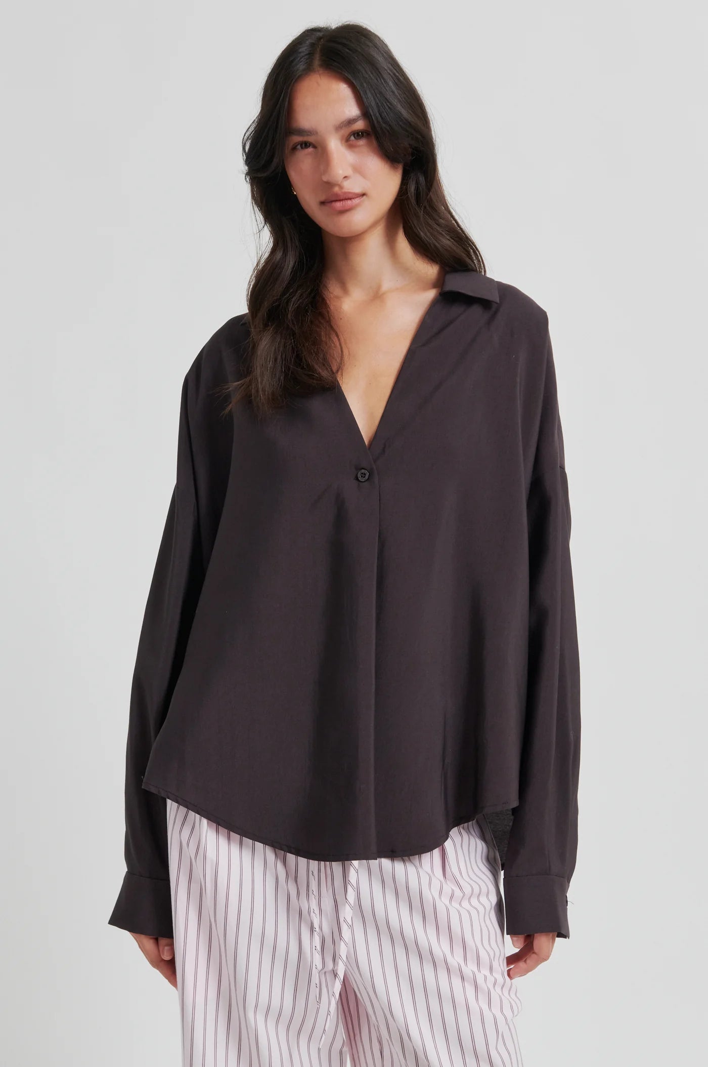 TIMELINE BLOUSE BROWN SECOND FEMALE