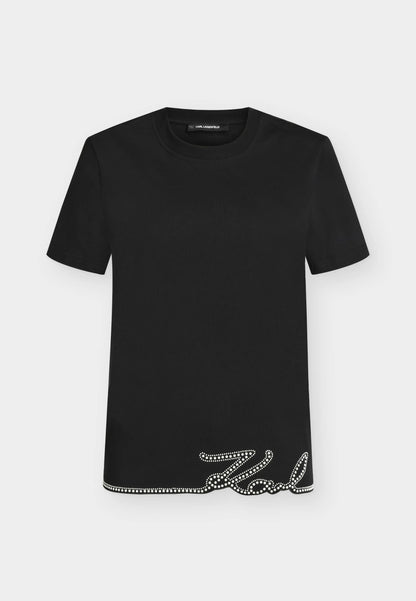 SIGNATURE HEM TSHIRT KARL LAGERFELD