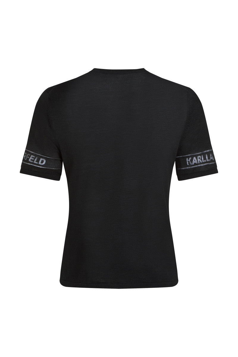 LOGO KNIT TSHIRT KARL LAGERFELD