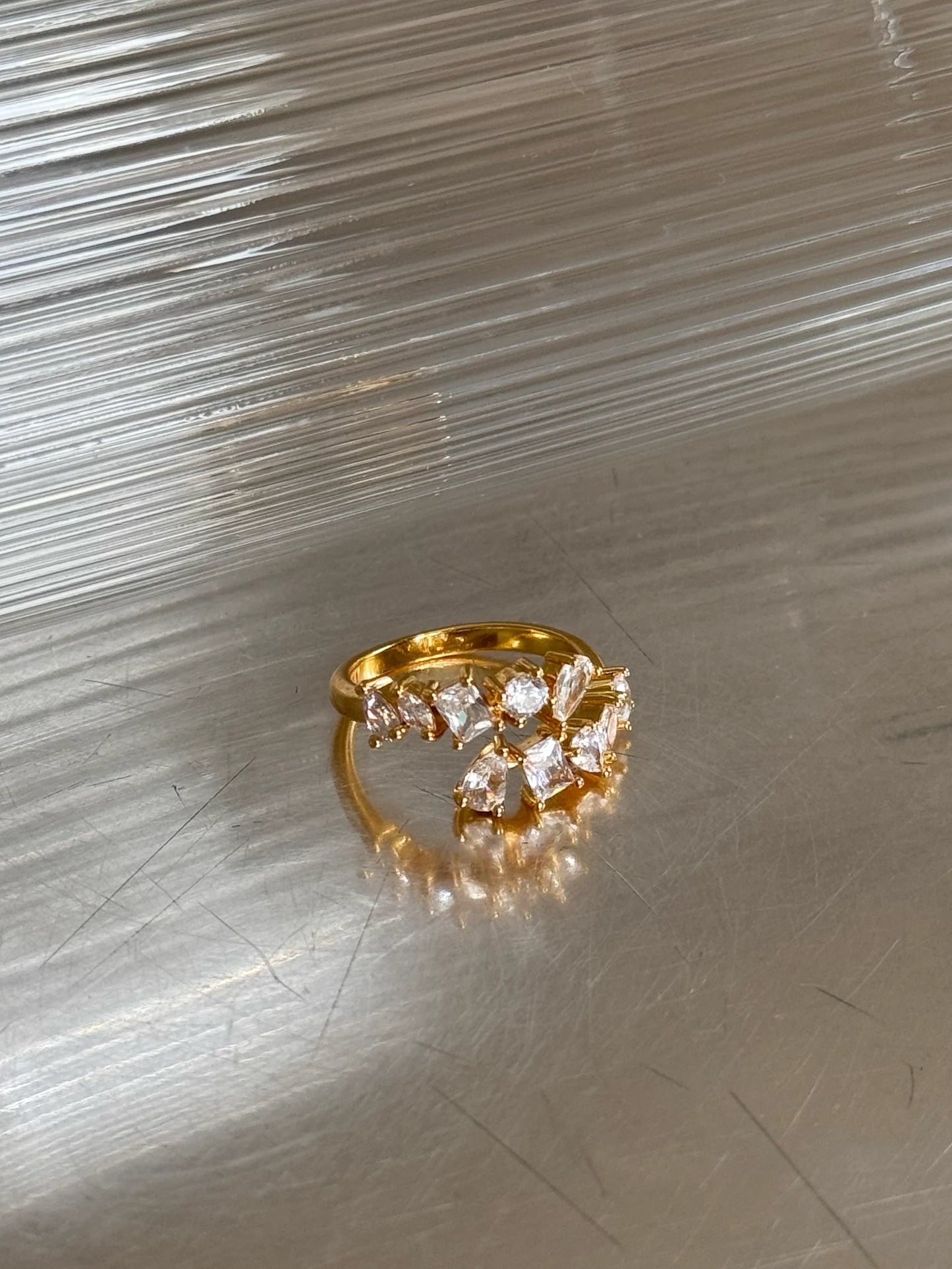 ADJUSTABLE LITHE RING GULD