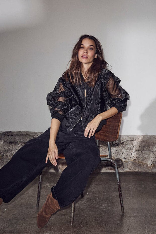 ORGANZA BOMBER JACKA HAUTE LAMITIE
