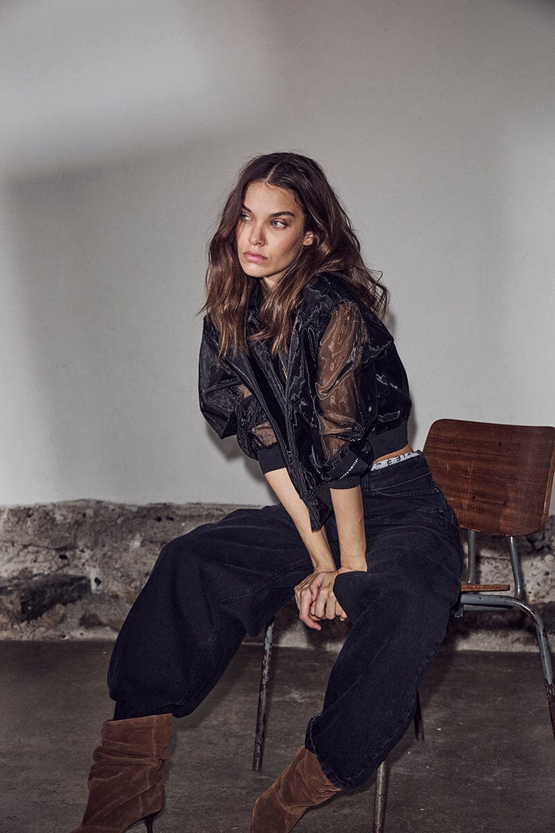 ORGANZA BOMBER JACKA HAUTE LAMITIE