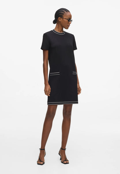 LOGO JERSEY KLÄNNING KARL LAGERFELD