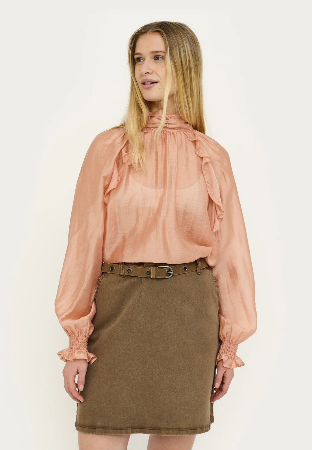 RACHEL FRILL BLOUSE SOFT REBELS