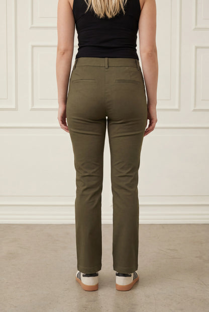LONG HIGHWAIST CHINO BLACK ISAY