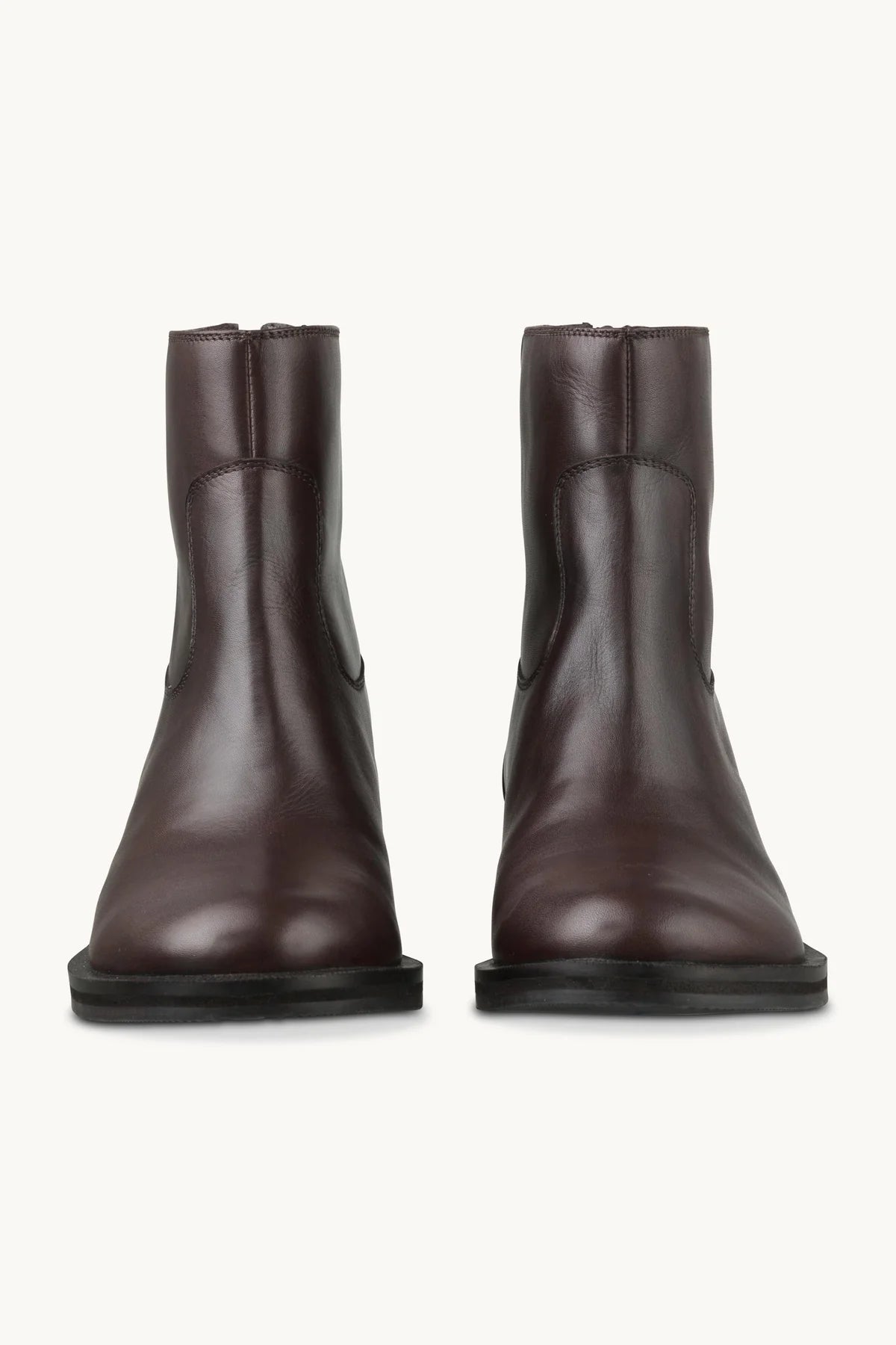 LÄDERBOOTS BRUN/SVARTA ILSE JACOBSEN