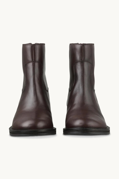 LÄDERBOOTS BRUN/SVARTA ILSE JACOBSEN