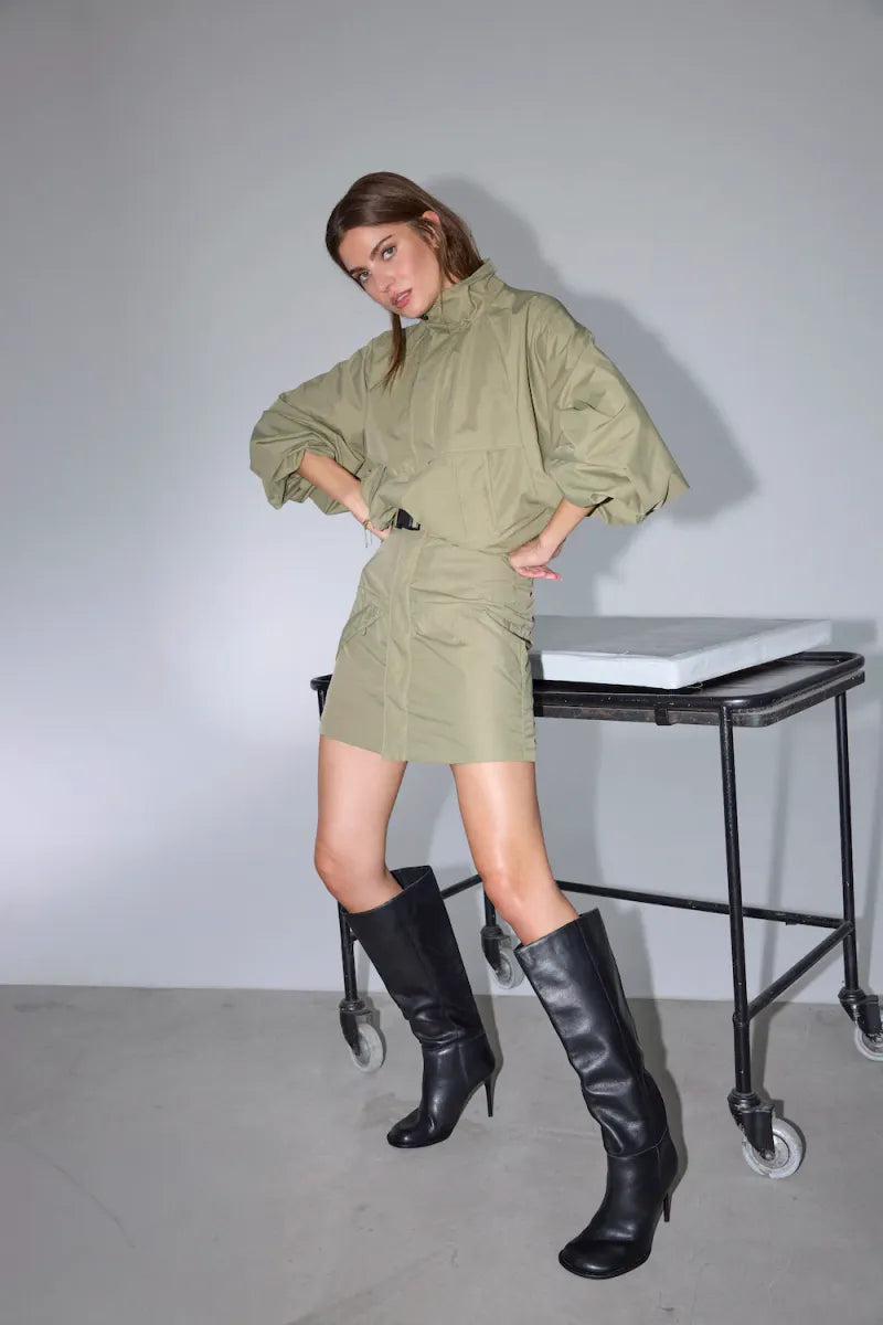 ALORA ARMY JACKET CO COUTURE
