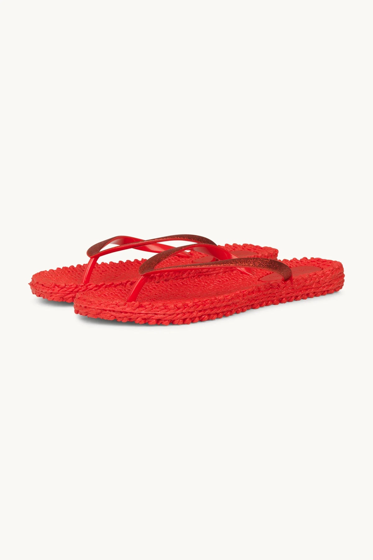 FLIP FLOP RÖDA GLITTER ILSE JACOBSEN