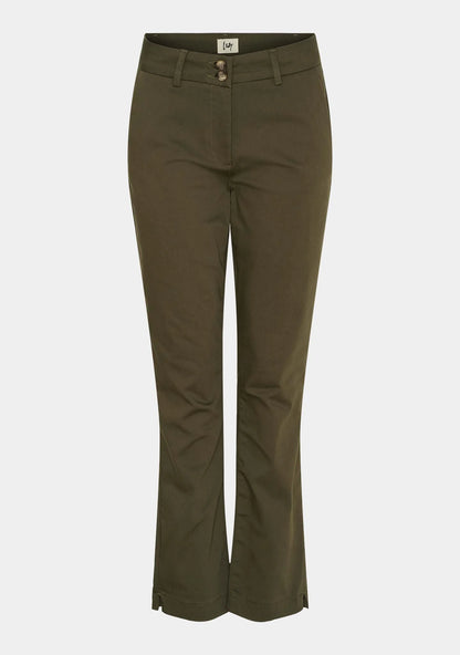 LONG HIGHWAIST CHINO BLACK ISAY