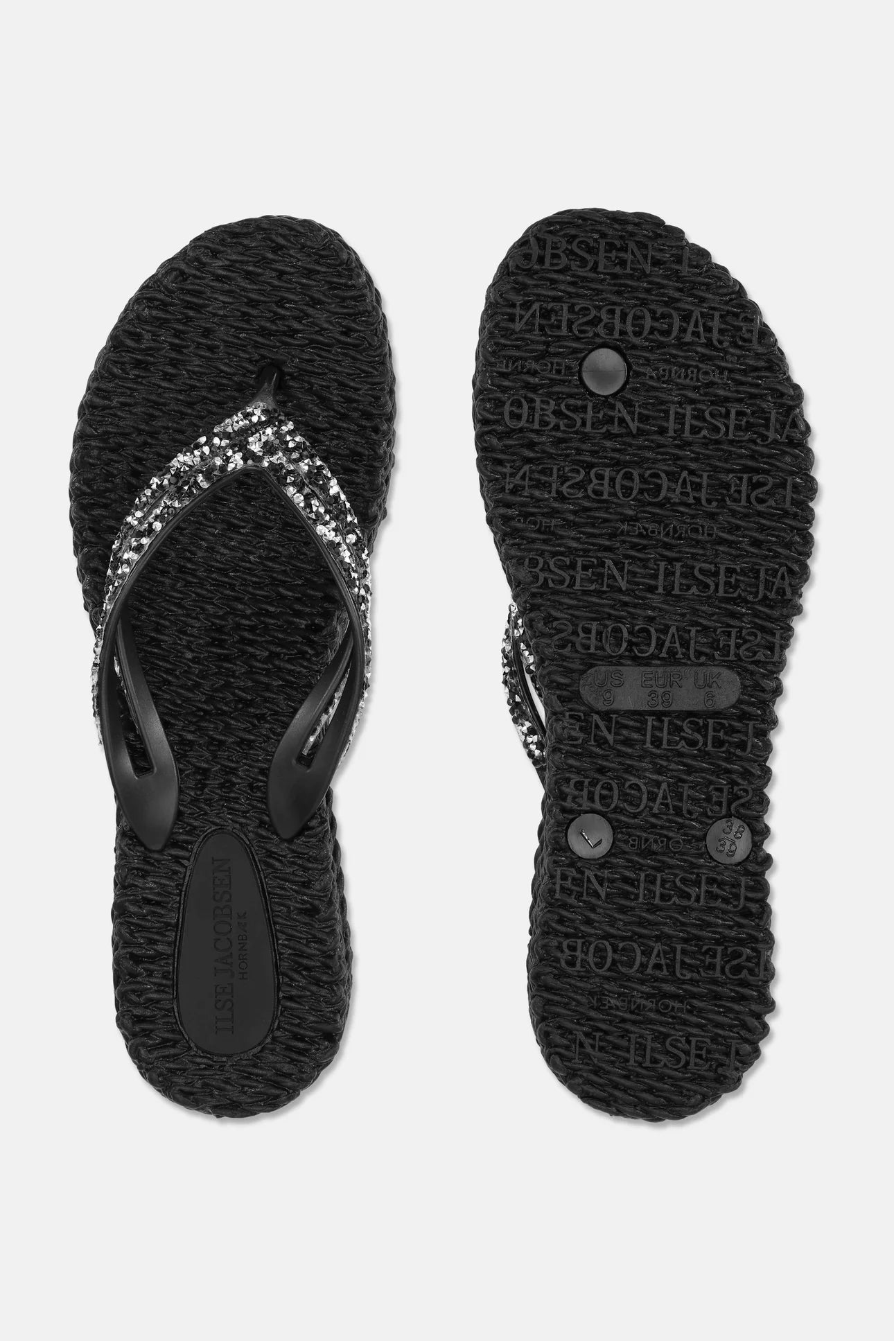 FLIP FLOP STENAR HÖG SULA SVART ILSE JACOBSEN