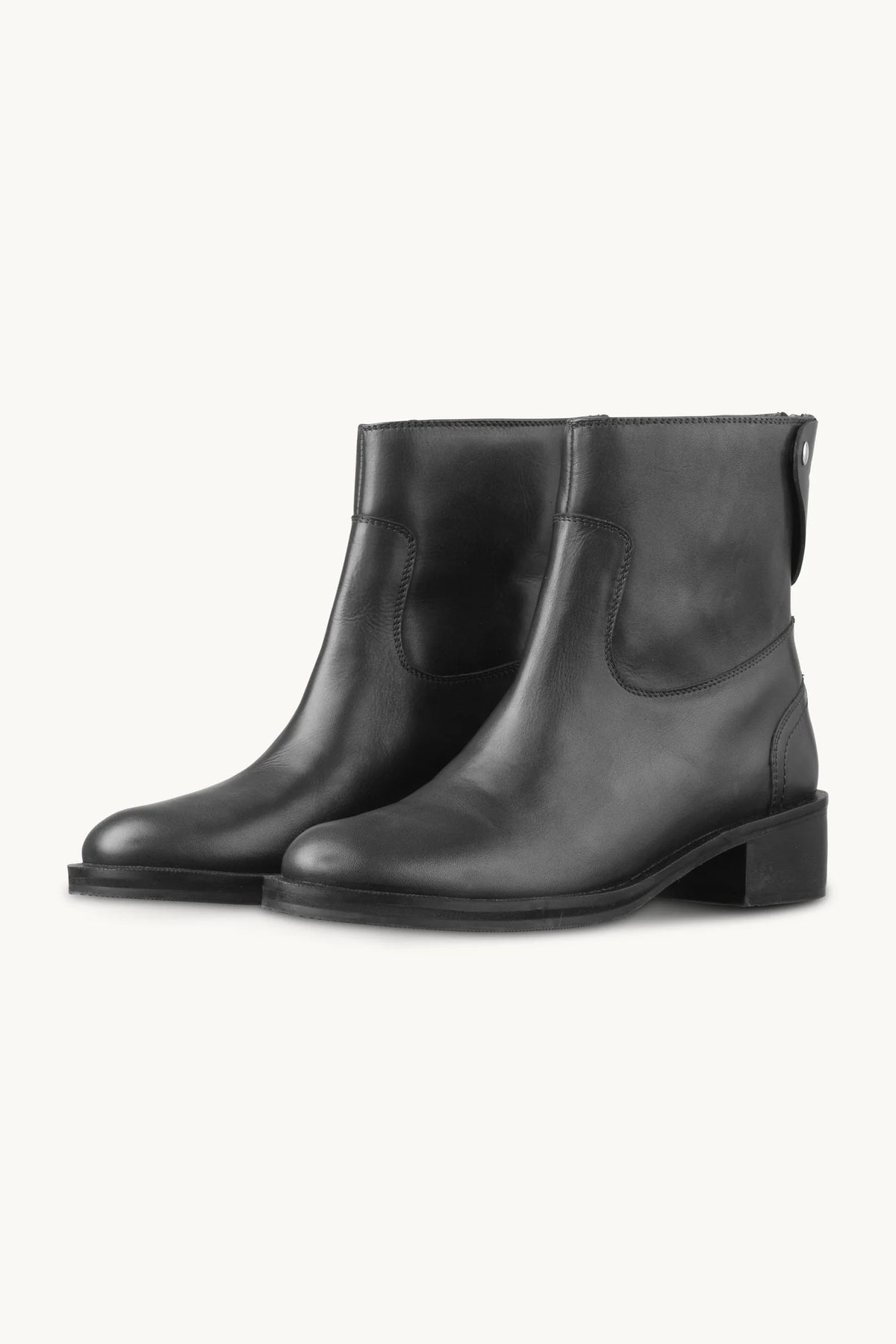 LÄDERBOOTS SVARTA ILSE JACOBSEN