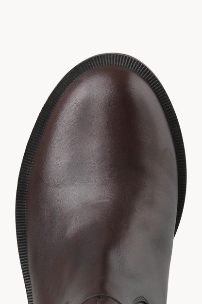 LÄDERBOOTS BRUN/SVARTA ILSE JACOBSEN
