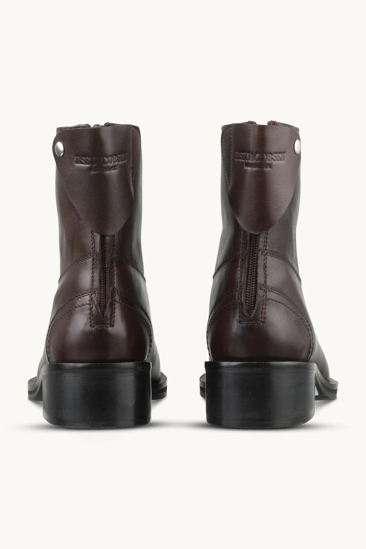 LÄDERBOOTS BRUN/SVARTA ILSE JACOBSEN