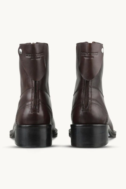 LÄDERBOOTS BRUN/SVARTA ILSE JACOBSEN