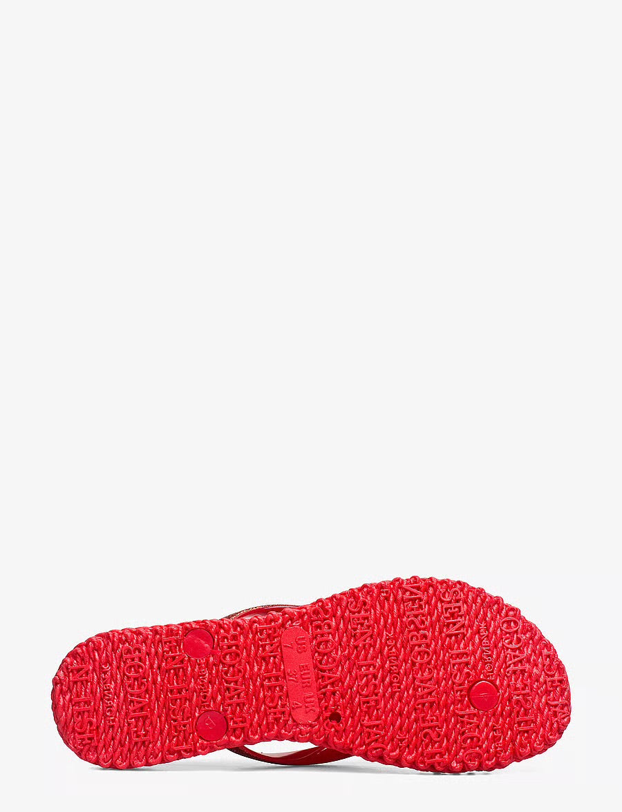 FLIP FLOP RÖDA GLITTER ILSE JACOBSEN