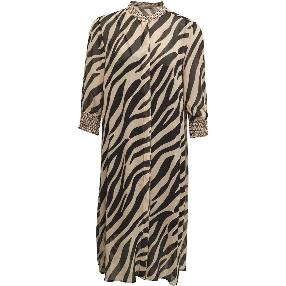 PORTMANN LONG SHIRT - MIX ANIMAL COSTA MANI