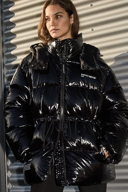 HAUTE LAMITE PUFFER JACKET BLACK