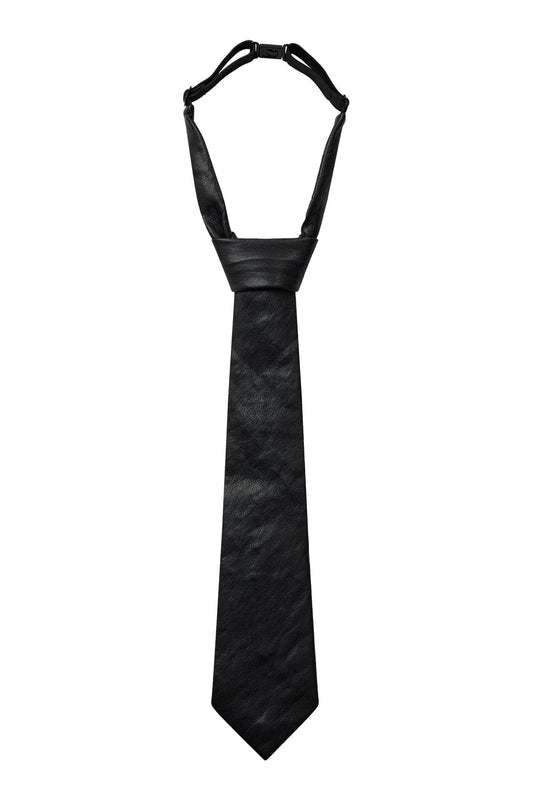 SVART PU SLIPS HAUTE LAMITIE