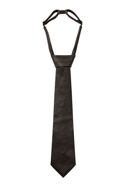 BRUN PU SLIPS HAUTE LAMITIE