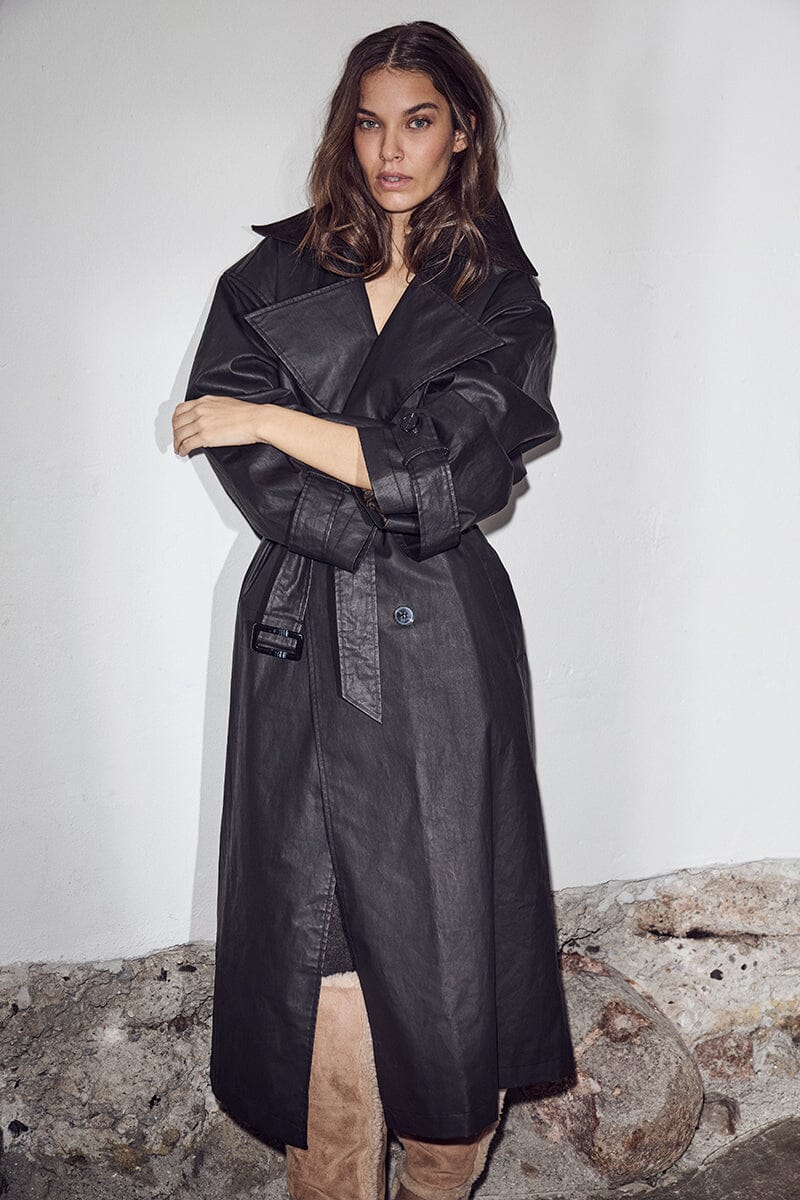OLJE TRENCHCOAT HAUTE LAMITIE
