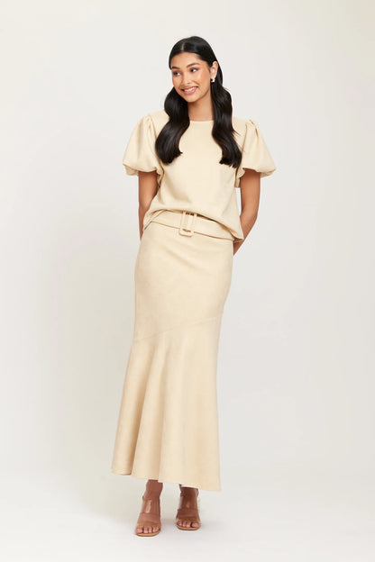 BEATA SUEDE SKIRT RUT&CIRCLE