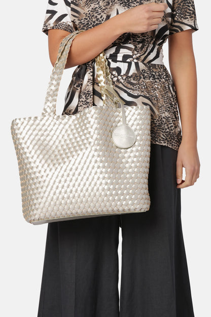 ILSE TOTE BAG GULD/SILVER