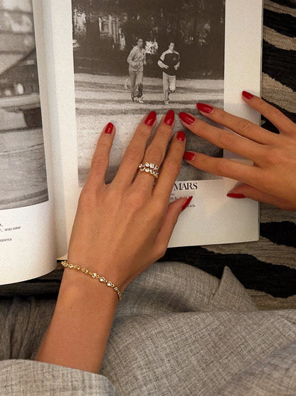 ADJUSTABLE LITHE RING GULD