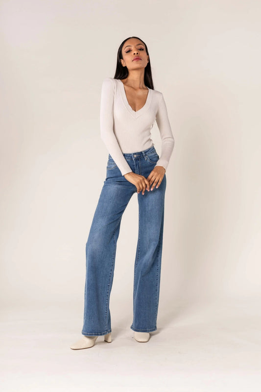 OLIVIA TALL WIDE JEANS