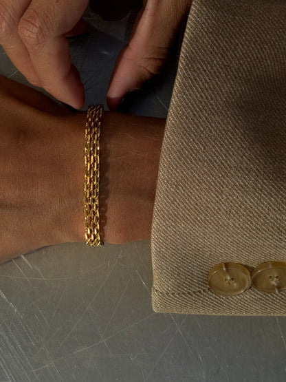 MESH LINK BRACELET GULD