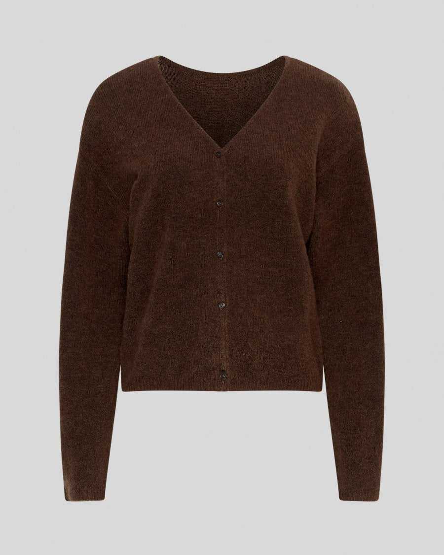 MILANIA CARDIGAN BRUN