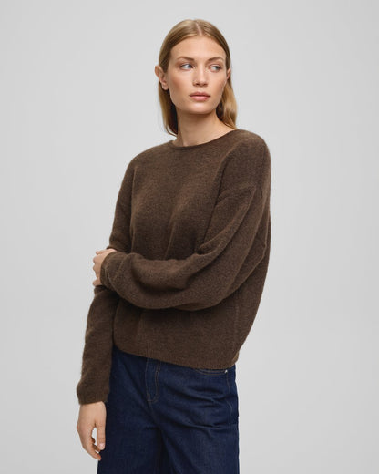 MILANIA CARDIGAN BRUN