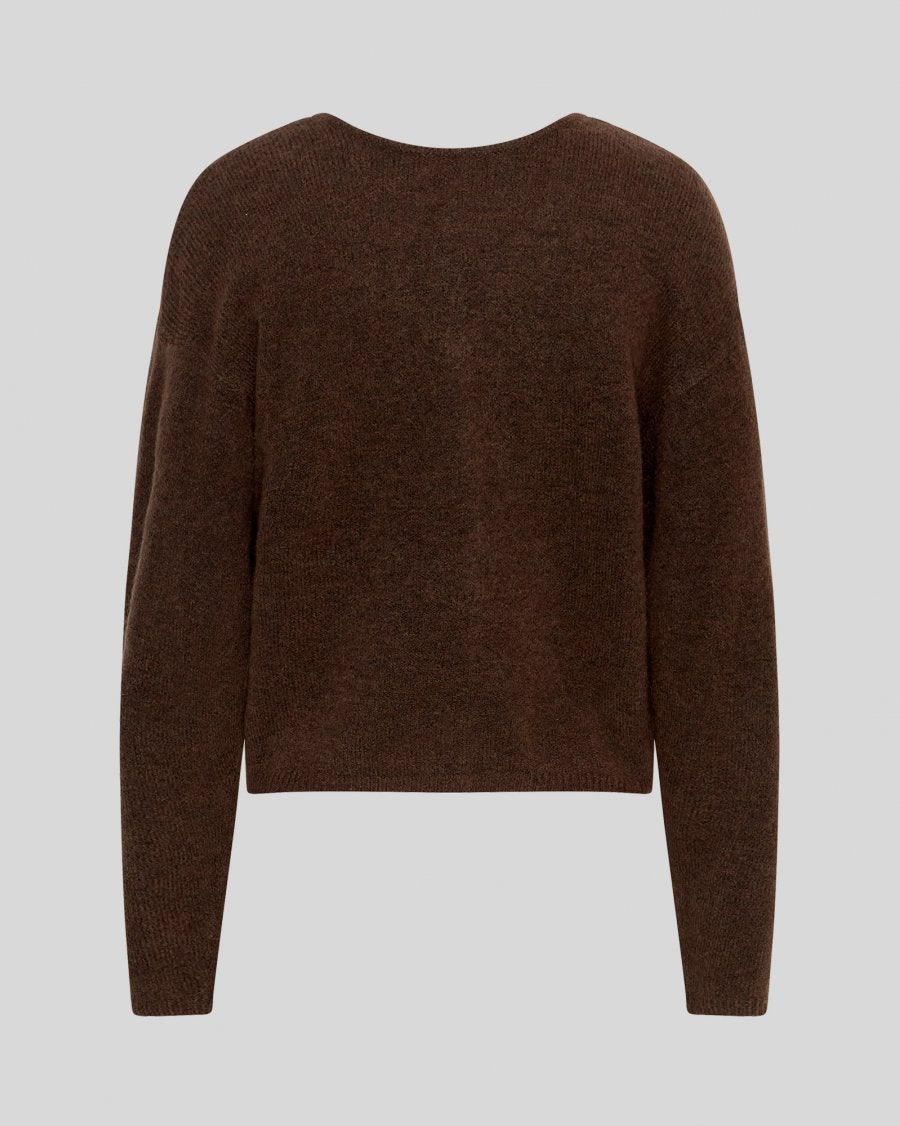 MILANIA CARDIGAN BRUN