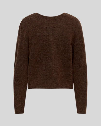 MILANIA CARDIGAN BRUN