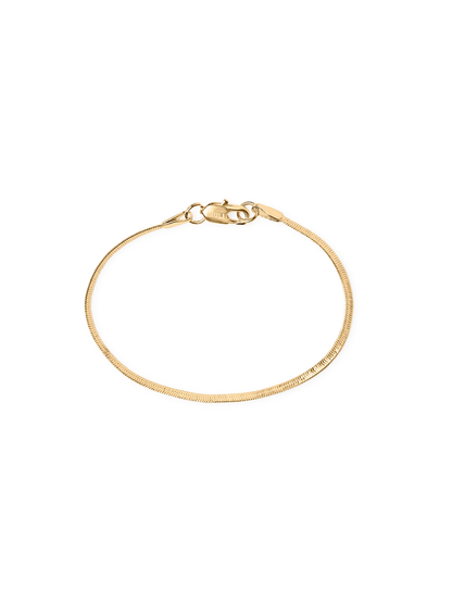 THIN SNAKE CHAIN BRACELET GULD