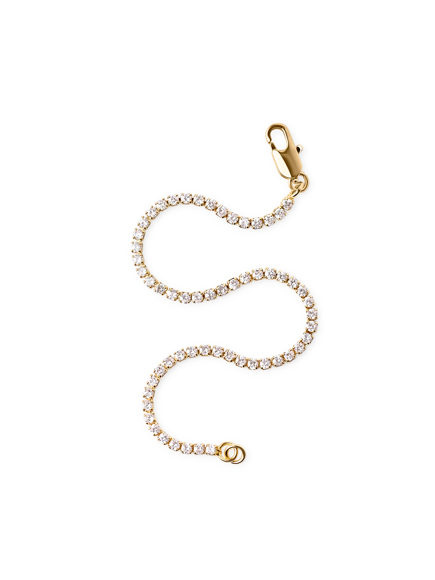 THIN TENNIS BRACELET GULD