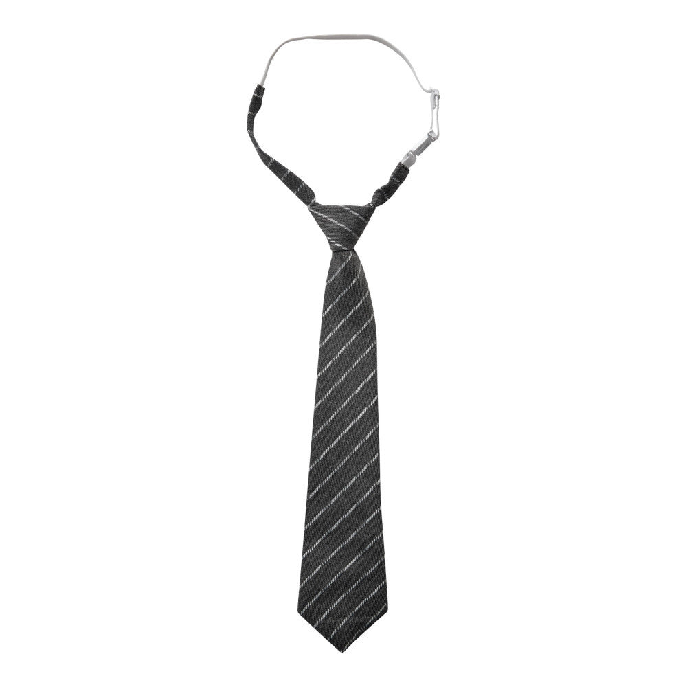 NILA STRIPE TIE GRÅ/VIT