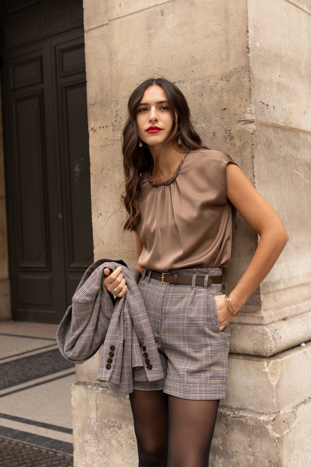 SATIN TOP