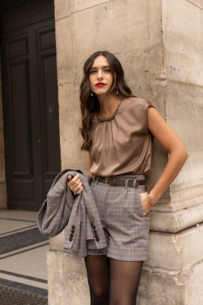 SATIN TOP